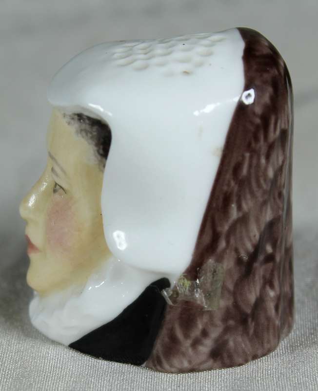Staffordshire thimble - Anne Hathaway