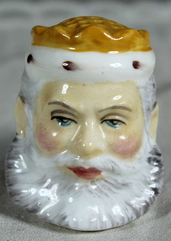 Staffordshire thimble - Good King Wenceslas