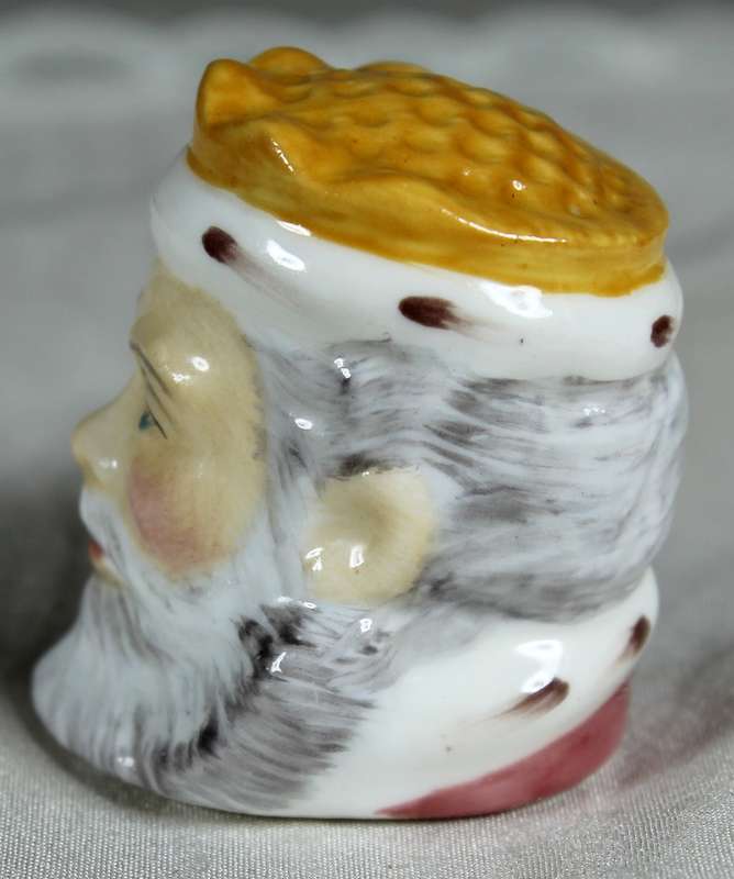 Staffordshire thimble - Good King Wenceslas