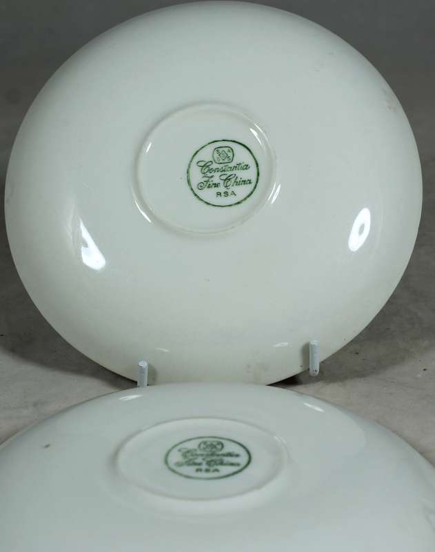 Pair of Constantia saucers