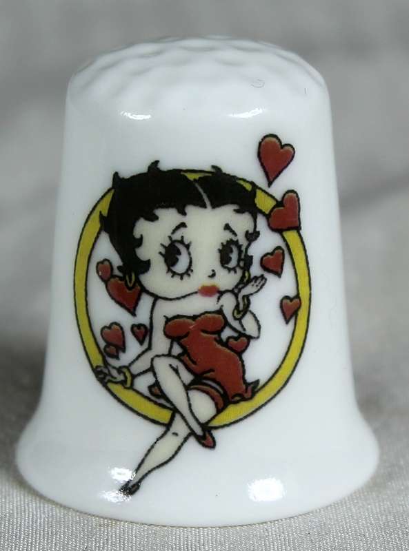 Stoke-on-Trent - Betty Boop - Sitting on a swing