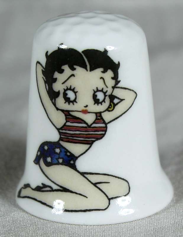Stoke-on-Trent - Betty Boop - Modeling a swimsuit