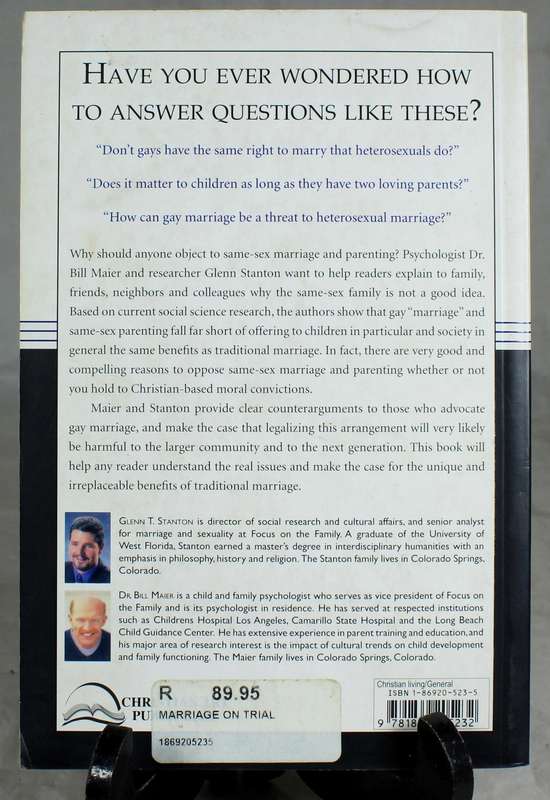 Marriage on trial - GT Stanton