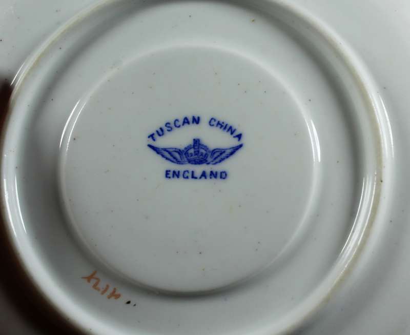 Tuscan blue willow saucer