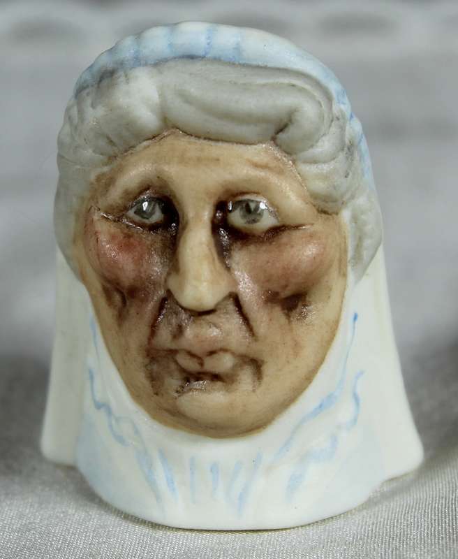 Staffordshire Harmer Sculptures - Thimble - Miss Haversham