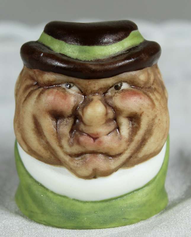Staffordshire Harmer Sculptures - Thimble - Brother Cheeryble