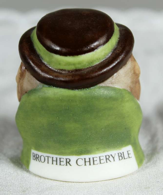 Staffordshire Harmer Sculptures - Thimble - Brother Cheeryble