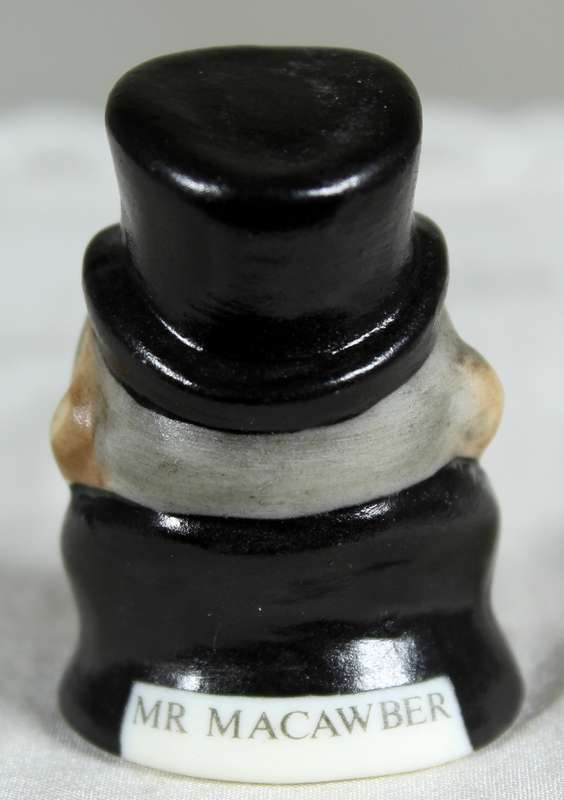 Staffordshire Harmer Sculptures - Thimble - Mr Macawber
