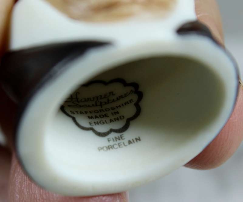 Staffordshire Harmer Sculptures - Thimble - Mr Macawber