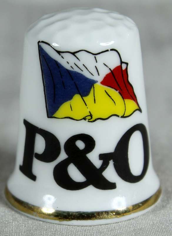 Advertising thimble - P & O