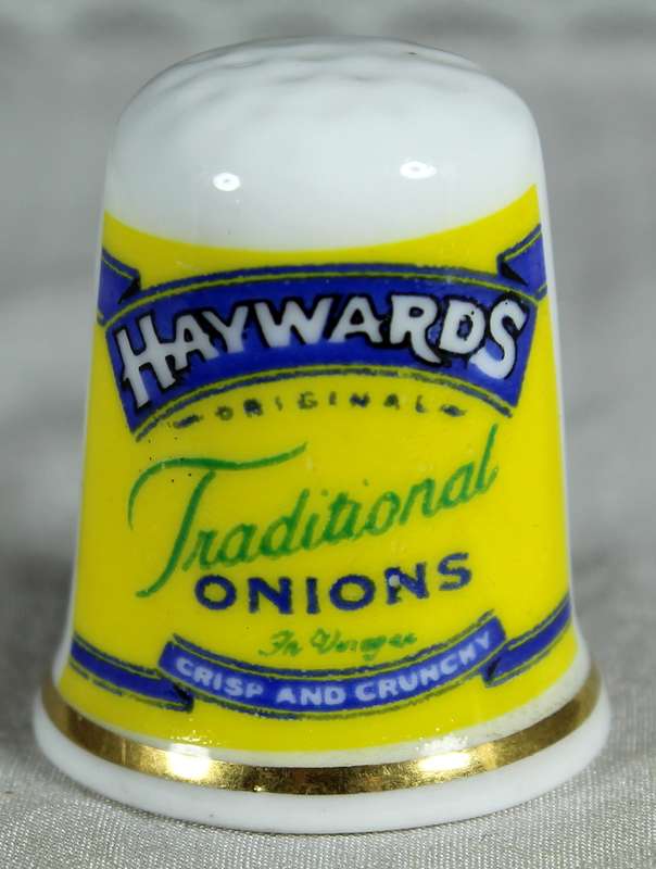 Advertising thimble - Haywards onions