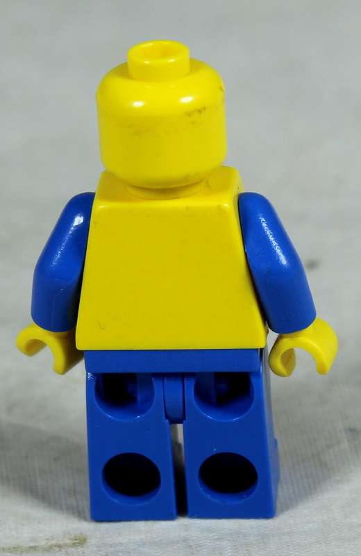Miniature Lego figurine - coast guard speedboat driver