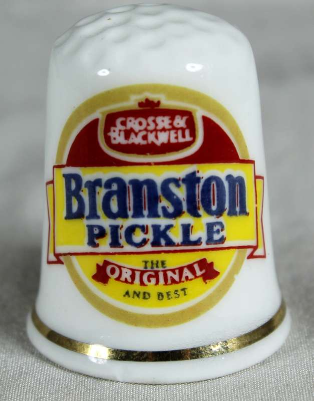 Advertising thimble - Branston pickle