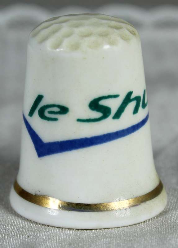 Advertising thimble - Le Shuttle