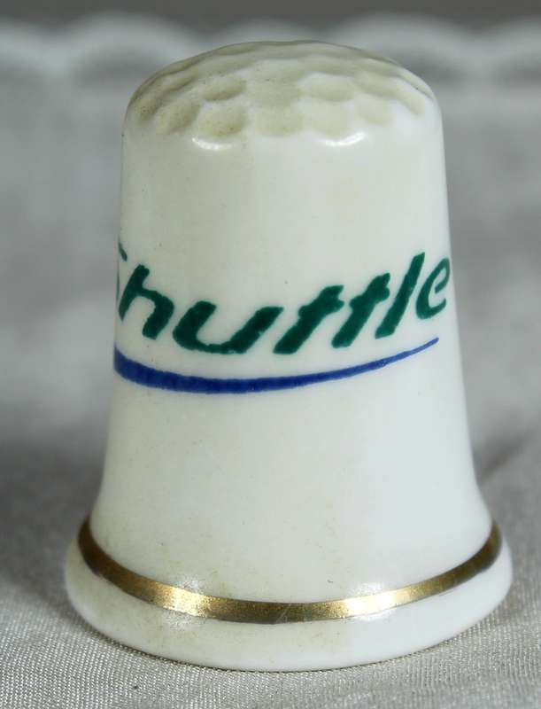 Advertising thimble - Le Shuttle