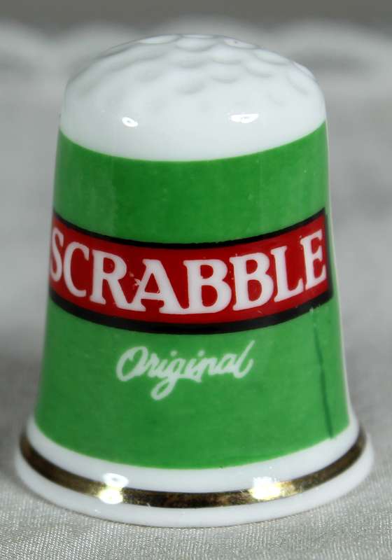 Advertising thimble - Scrabble