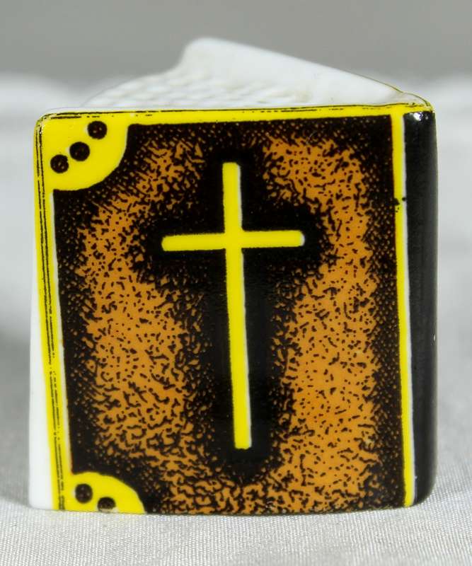 Bronte China thimble - Holy Bible