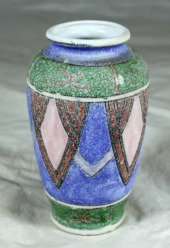 Hand painted vase