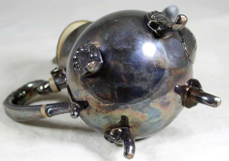 Silver plated tea kettle