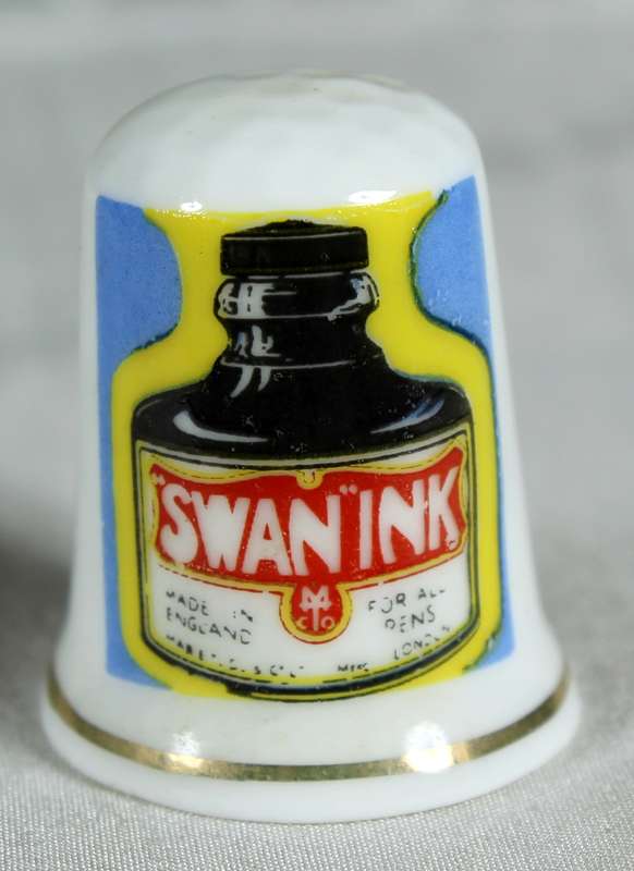 Advertising thimble - Swan ink