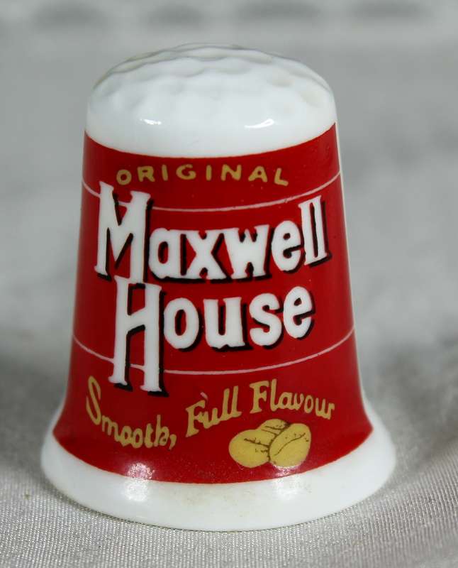 Advertising thimble - Maxwell house