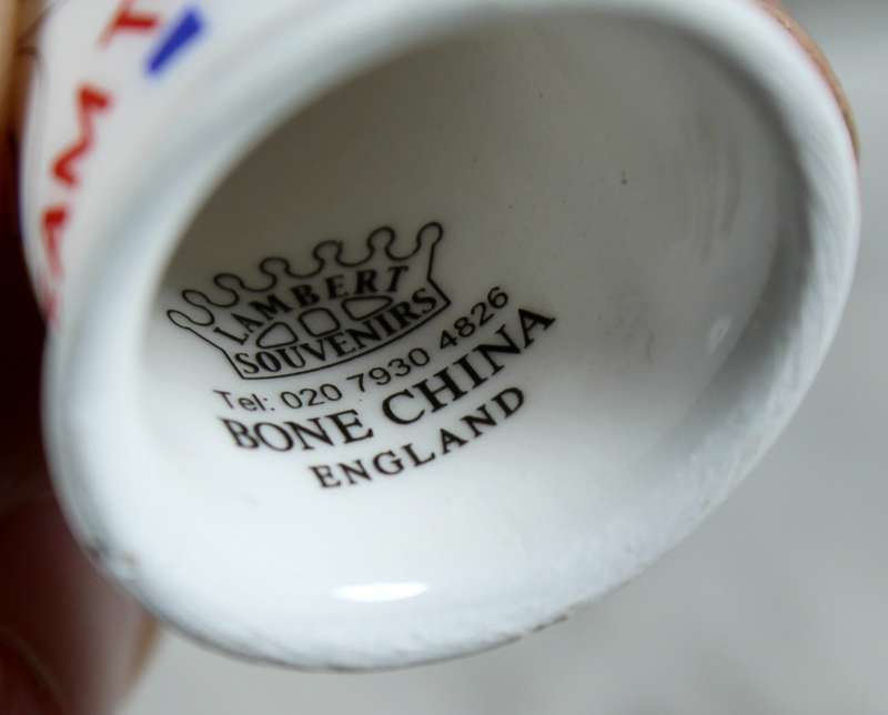Advertising thimble - Cornish cream tea