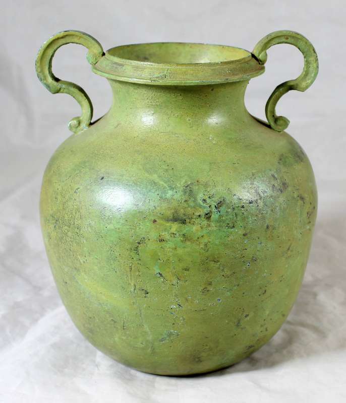 Indian cast metal pot