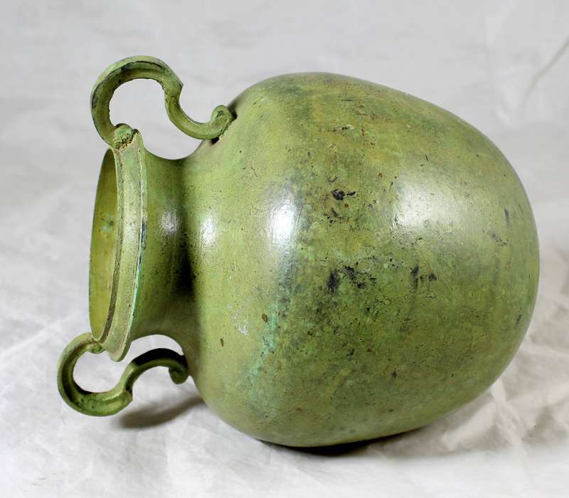 Indian cast metal pot