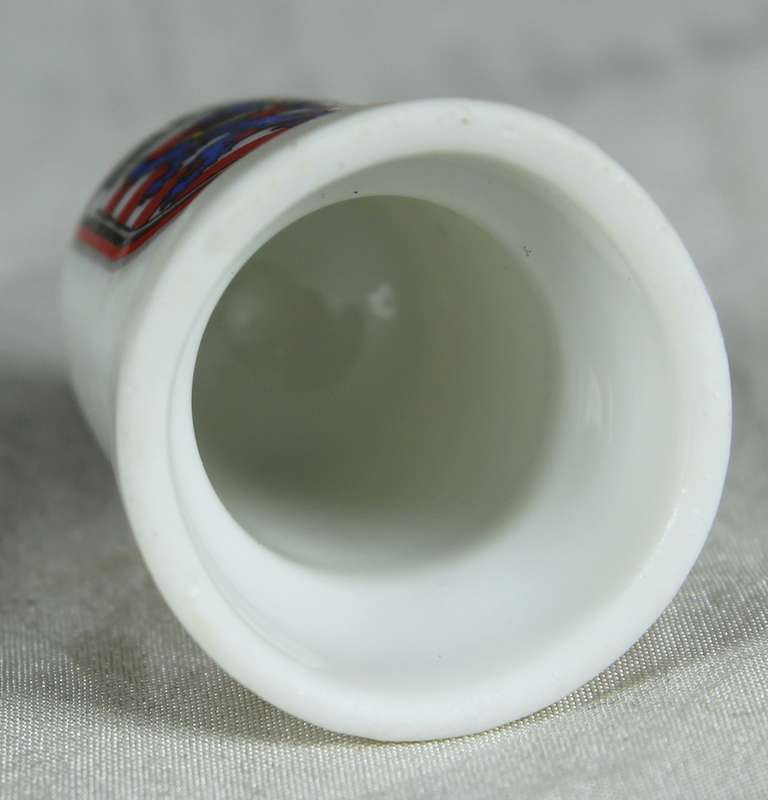 Bone China thimble - Brugge