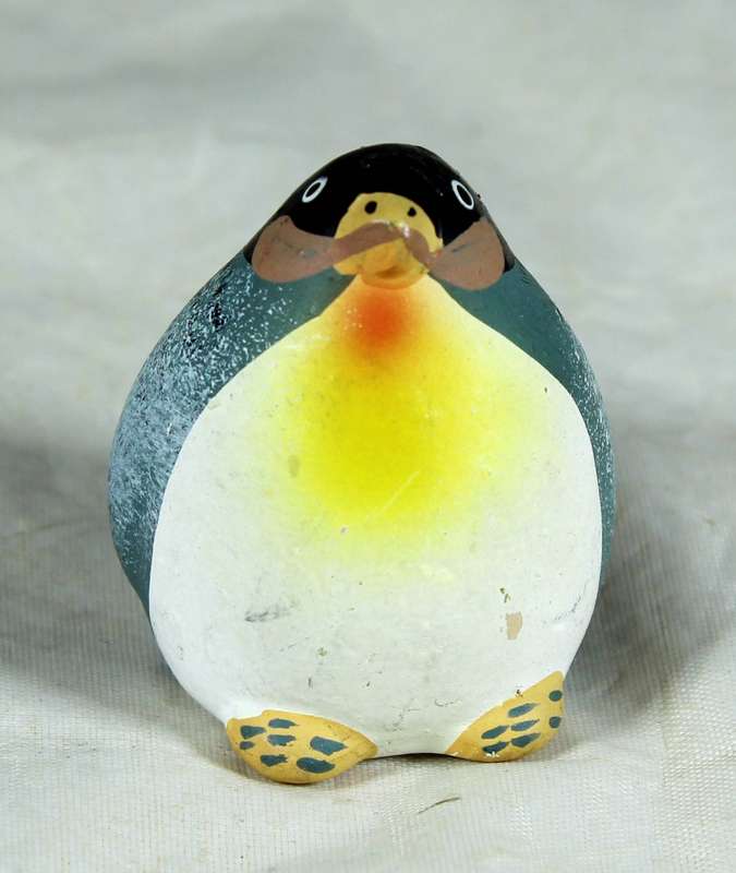 Miniature ceramic penguin