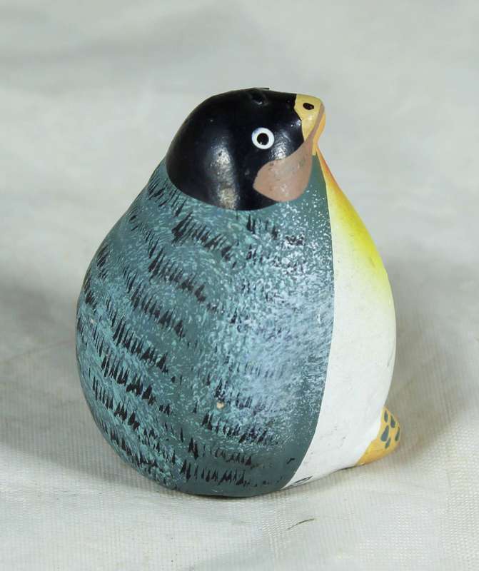 Miniature ceramic penguin