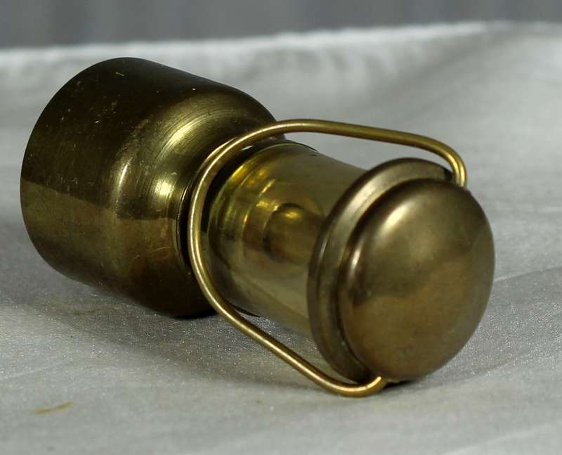 Vintage miniature brass lantern