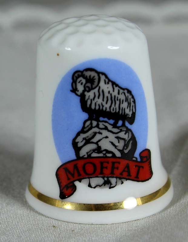 Bone China thimble - Moffat