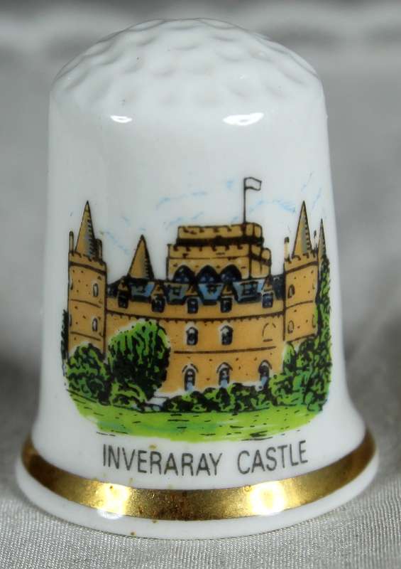 Bone China thimble - Inveraray castle