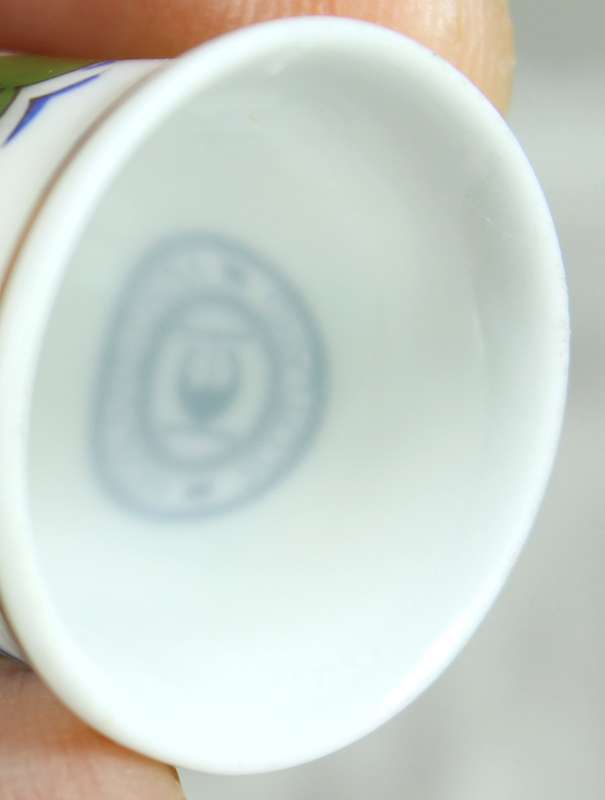 Bone China thimble - Nessie