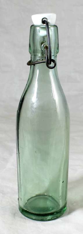 Vintage bottle with porcelain top