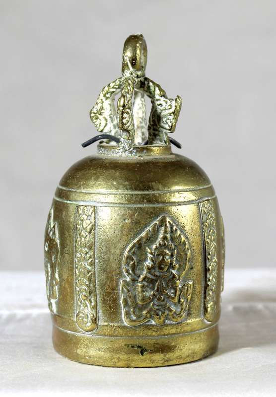 Ornate brass bell