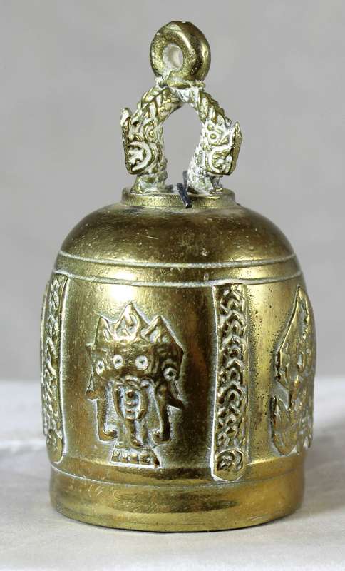 Ornate brass bell