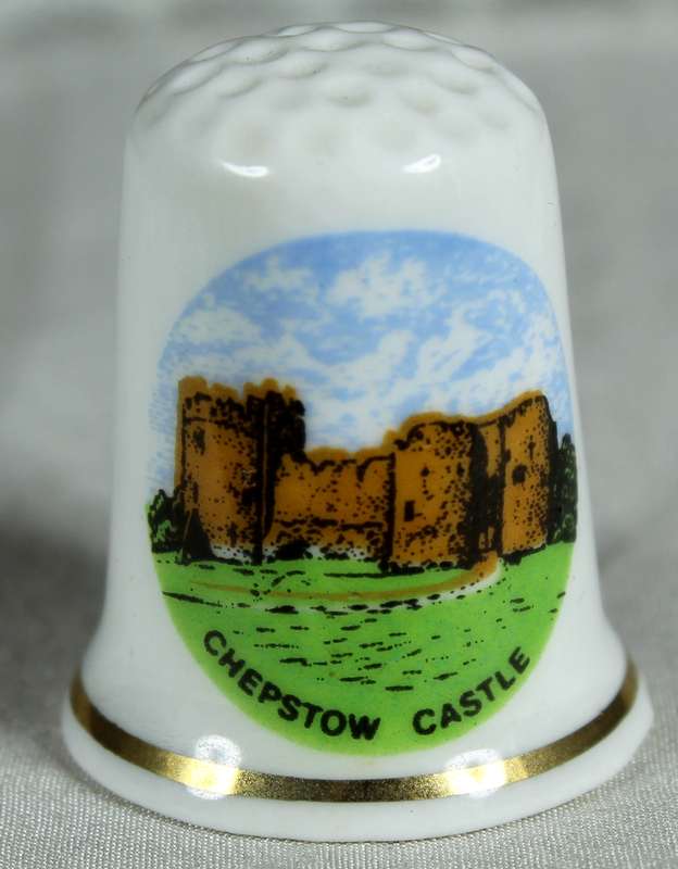 Bone China thimble - Chepstow castle