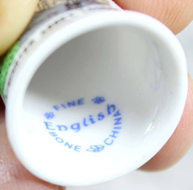 Bone China thimble - Westminster abbey, London