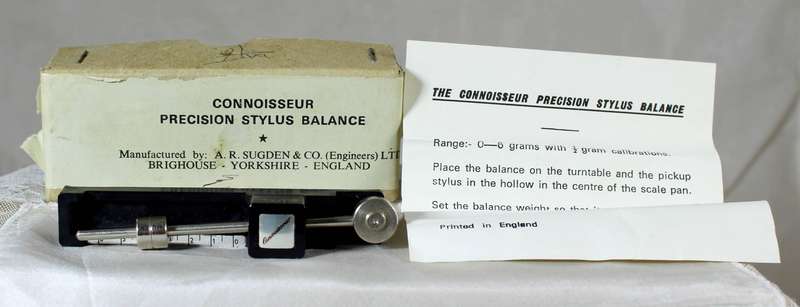 Connoisseur precision stylus balance
