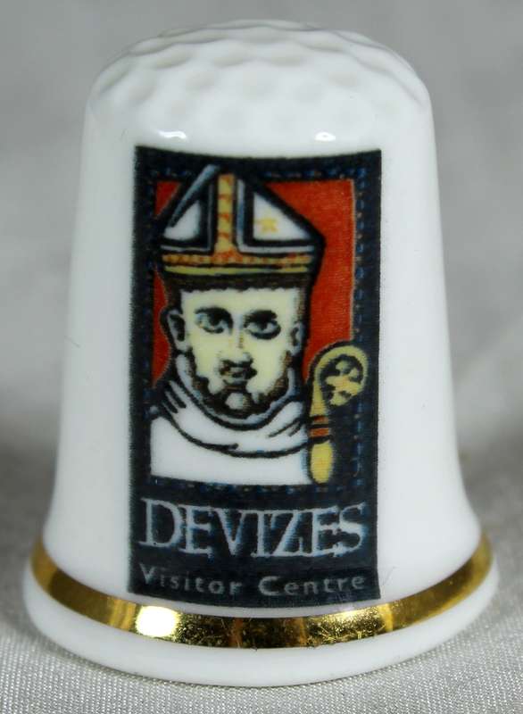 Bone China thimble - Devizes visitor center