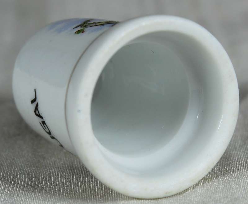 Bone China thimble - Portugal