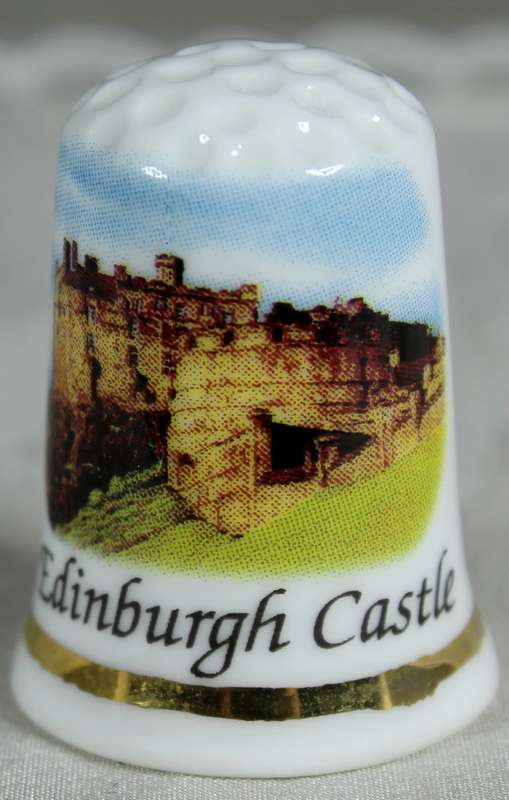 Bone China thimble - Edinburgh castle