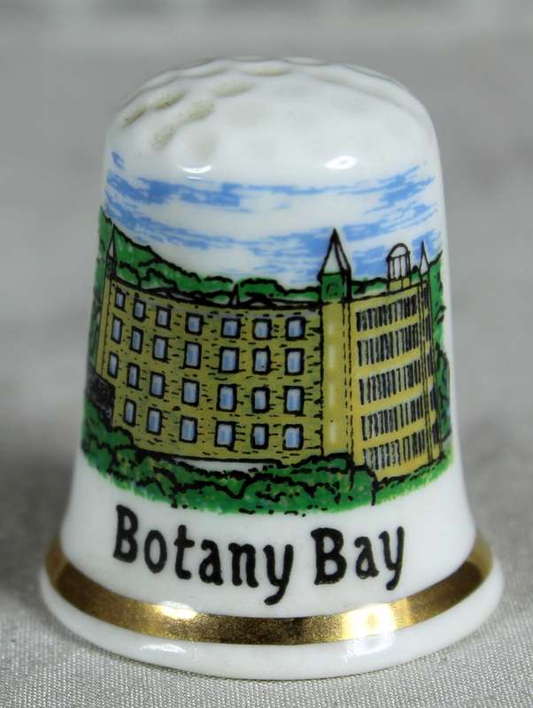 Bone China thimble - Botany bay