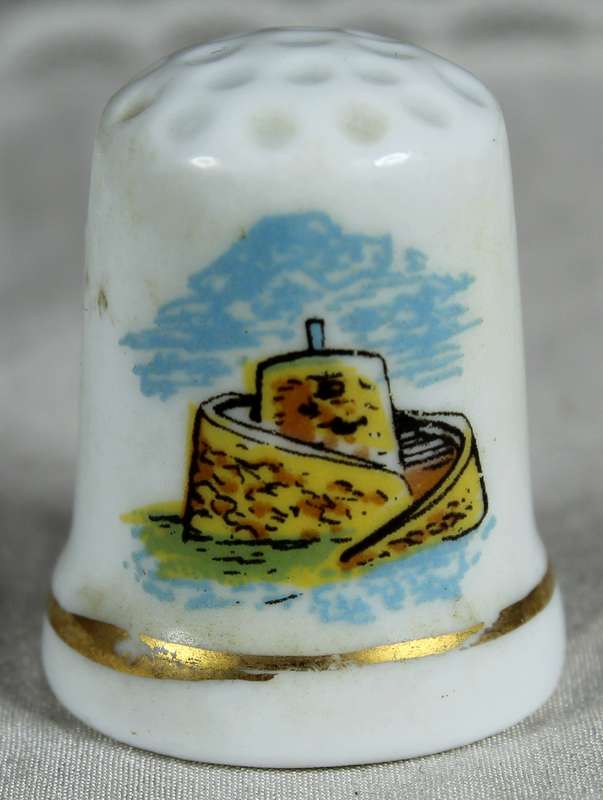 Bone China thimble - Torrevieja