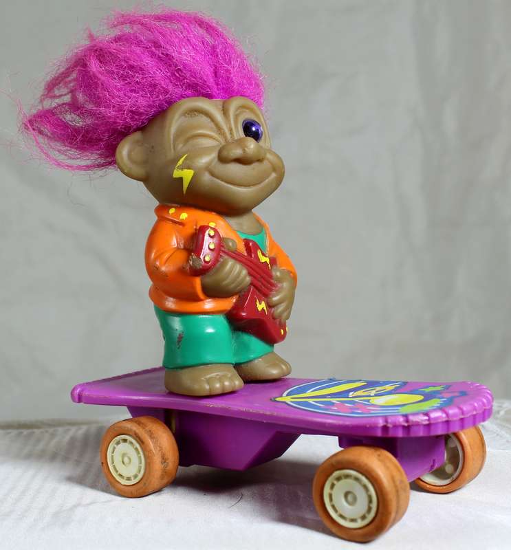 Russ Troll On Skateboard