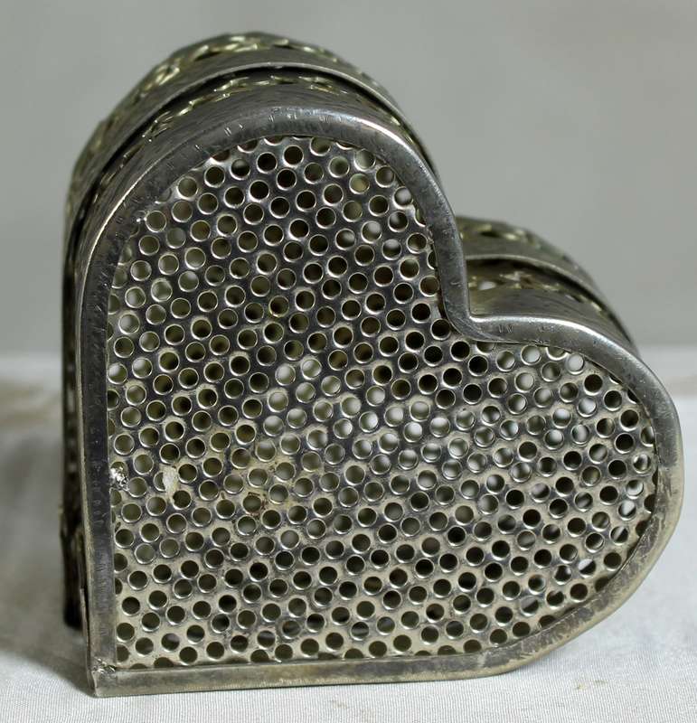 Vintage Heart Shaped Trinket Box