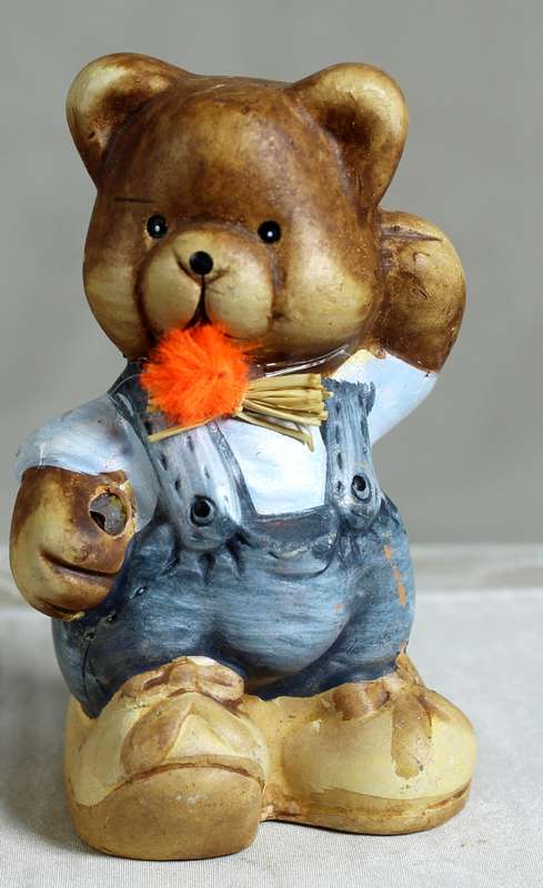 Farmer Bear ornament