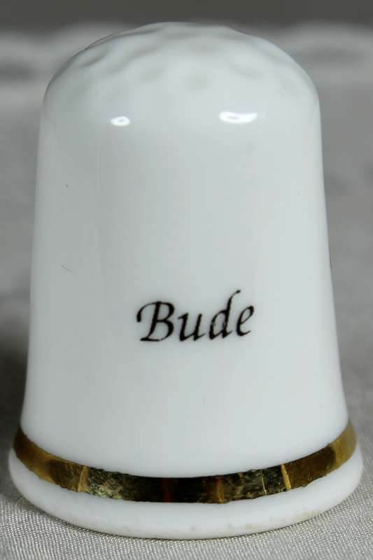Bone China thimble - Bude